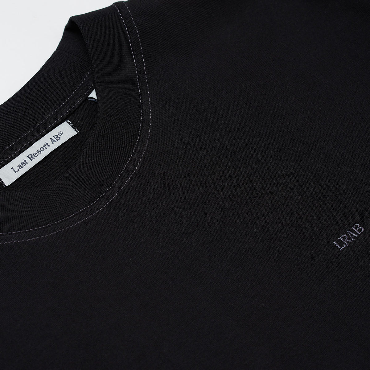 SS Tee - LRAB Flatlock (Black)