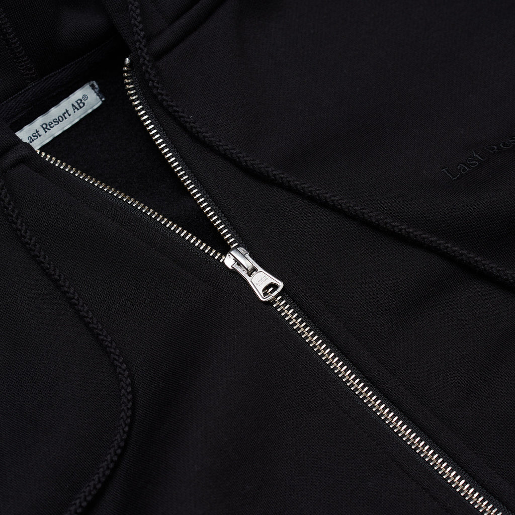 Script Logo Zip Hoodie (Black)