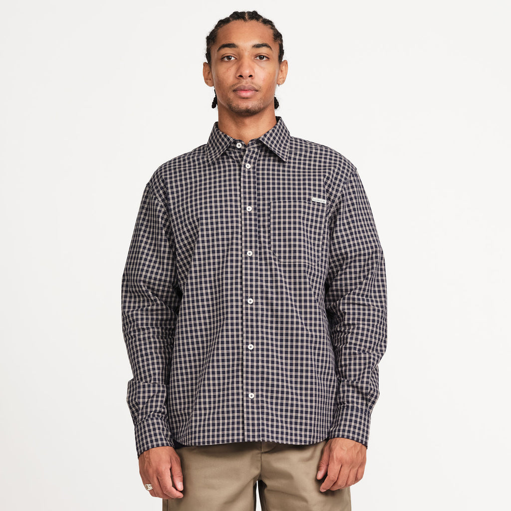 OG LS Shirt (Navy/Grey Check)