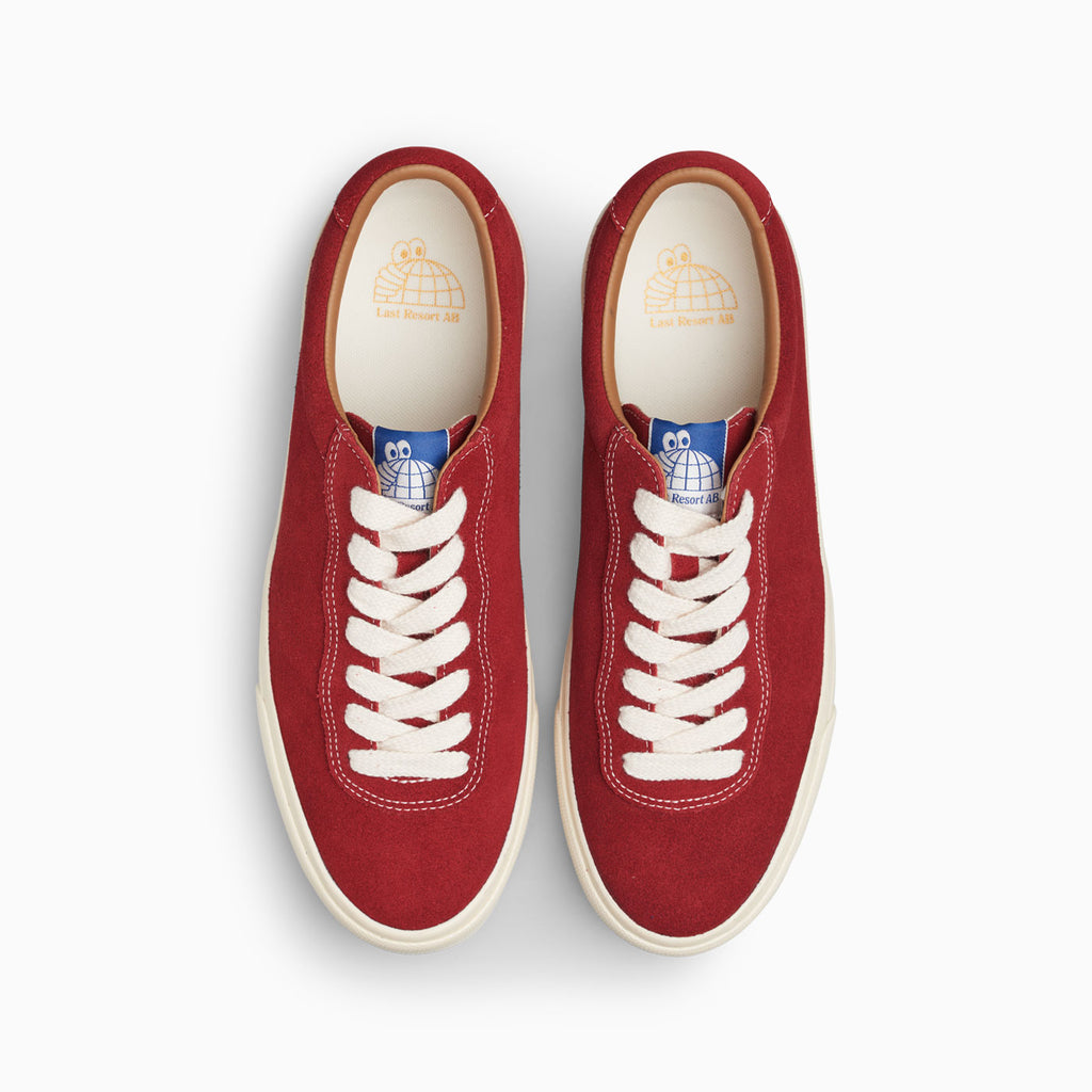 VM001-Lo Suede (Old Red/White)
