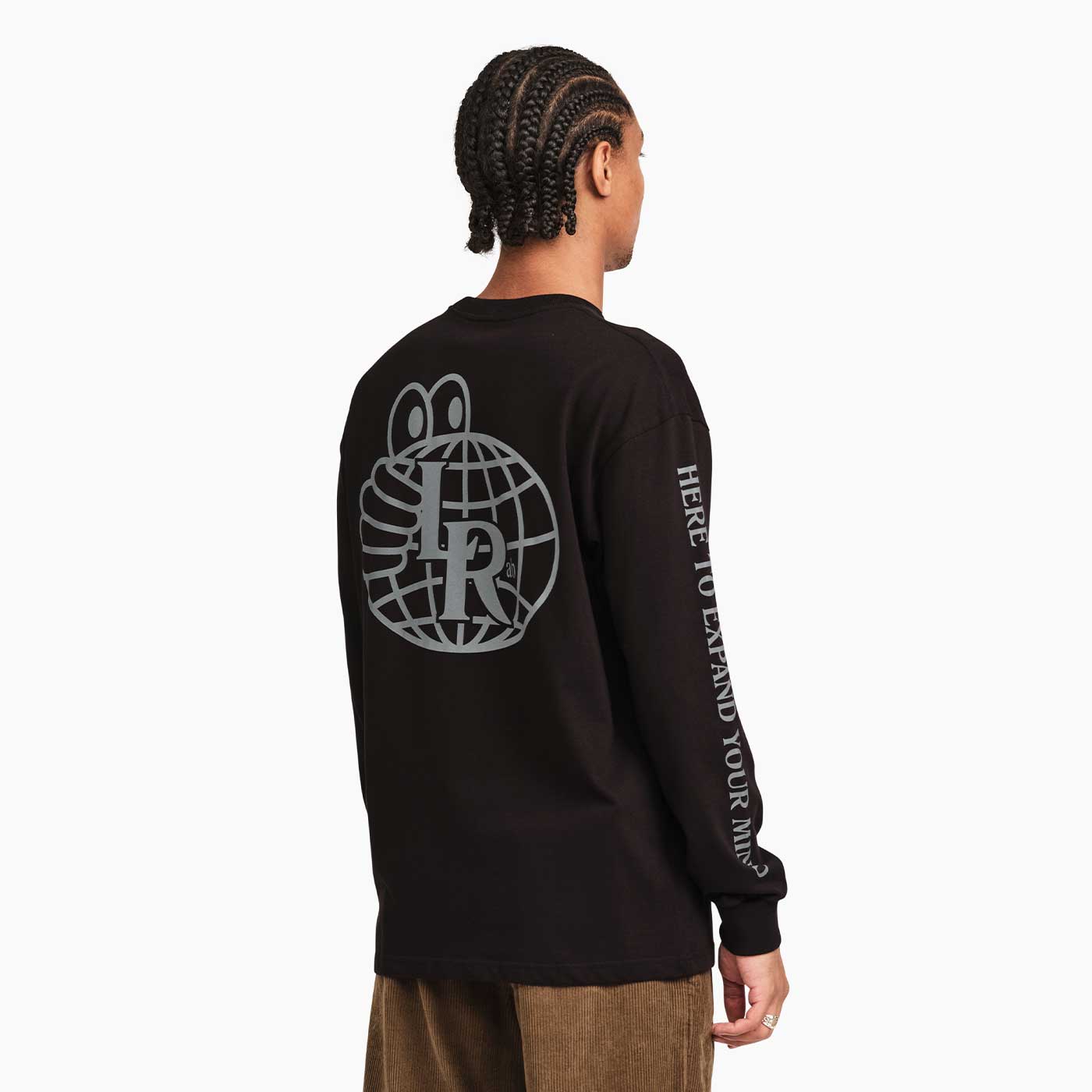 Atlas Mind LS Tee (Black/Grey)