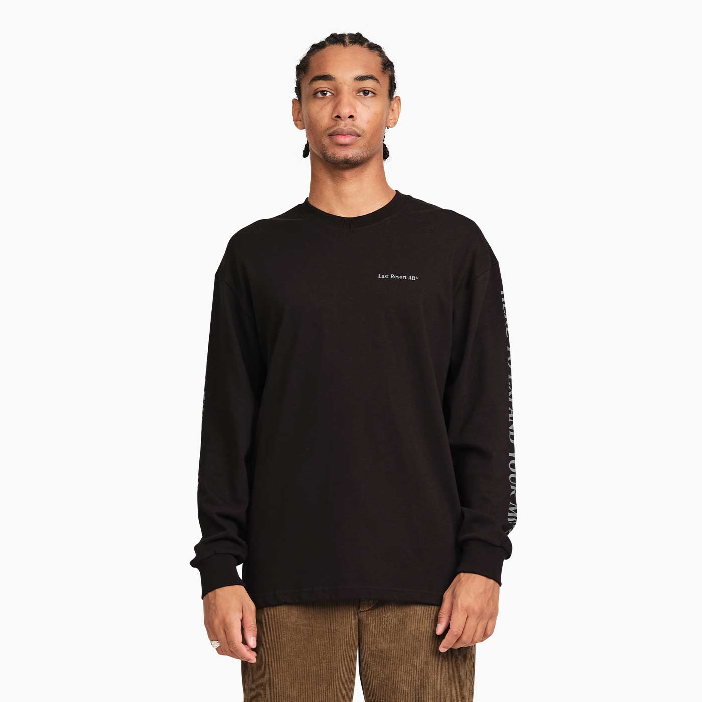 Atlas Mind LS Tee (Black/Grey) – Last Resort AB