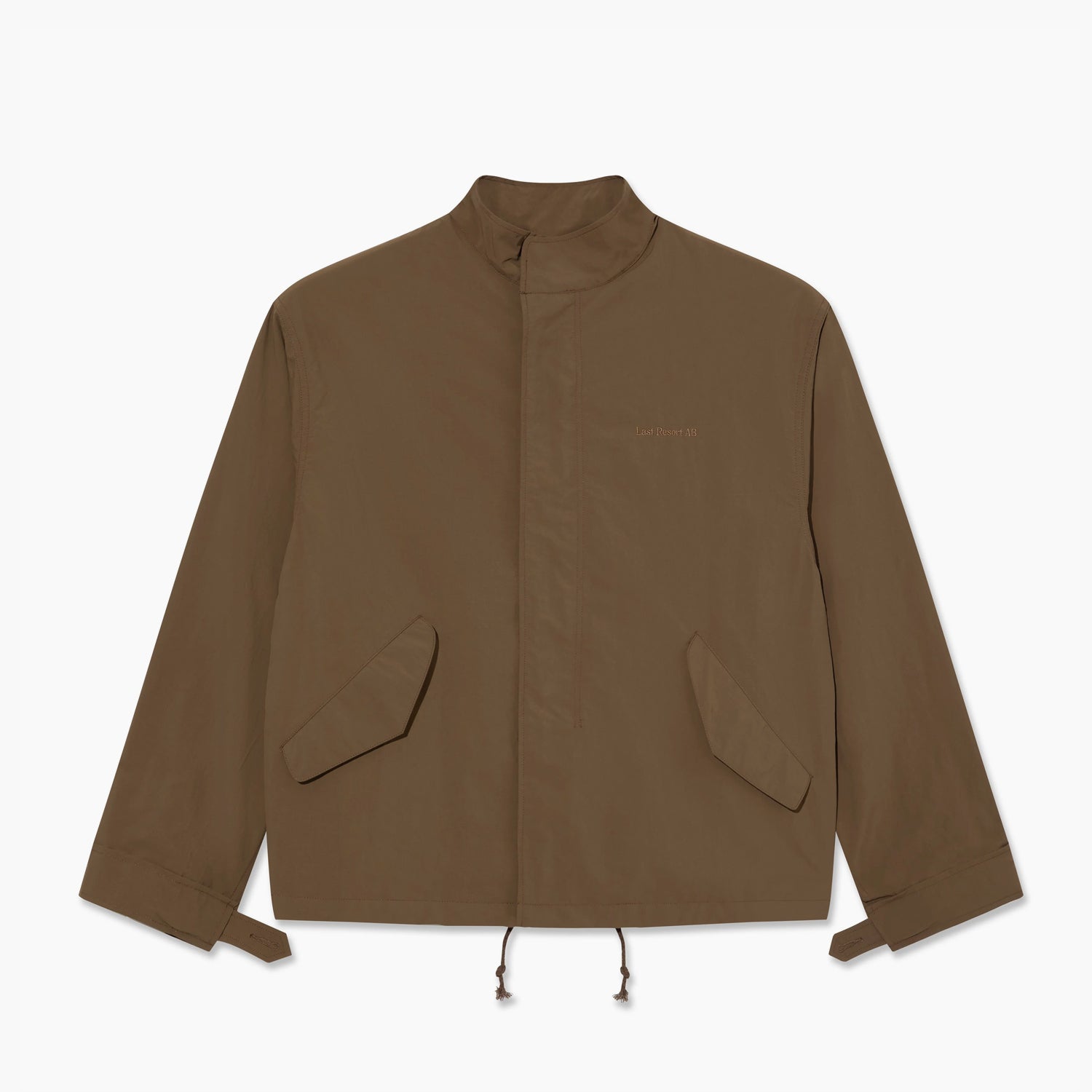 Cropped Parka (Brown Khaki)