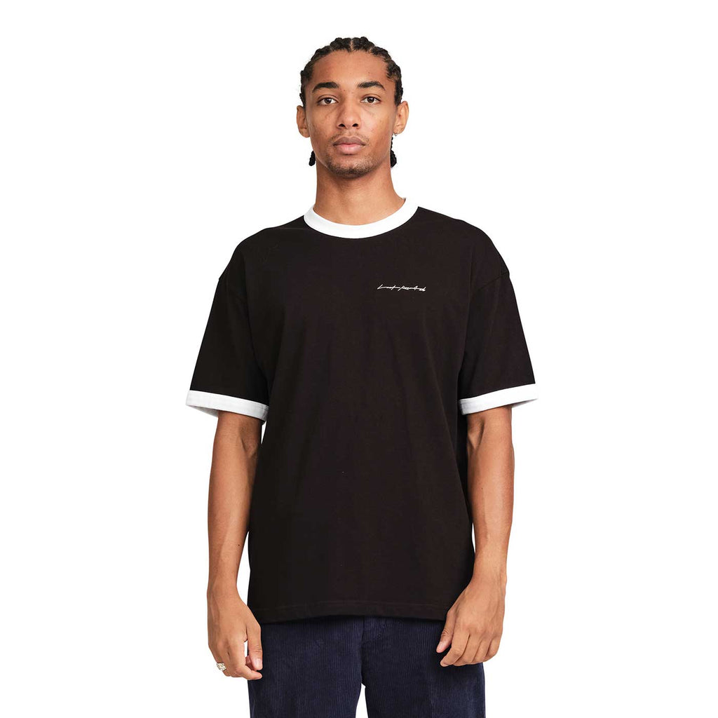 Bodyweb Ringer Tee Signature Ringer SS Tee (Black) – Last Resort AB