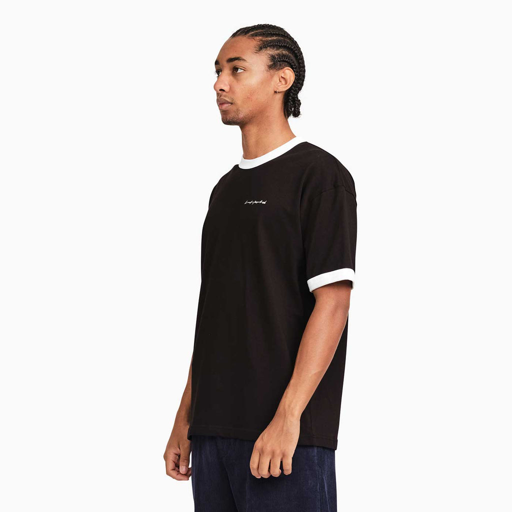 Bodyweb Ringer Tee Signature Ringer SS Tee (Black) – Last Resort AB