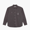 SM001 Poplin (Navy Stripe)