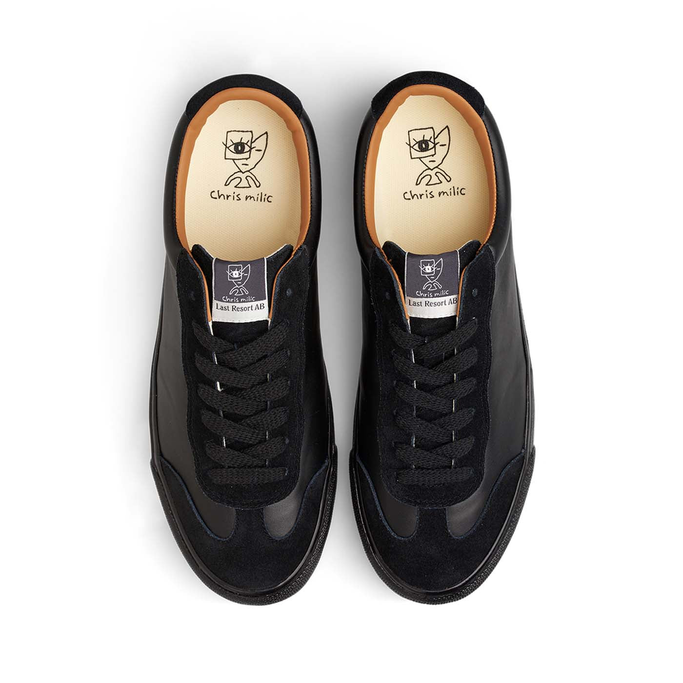 VM004-Milic Leather/Suede (Duo Black/Black)