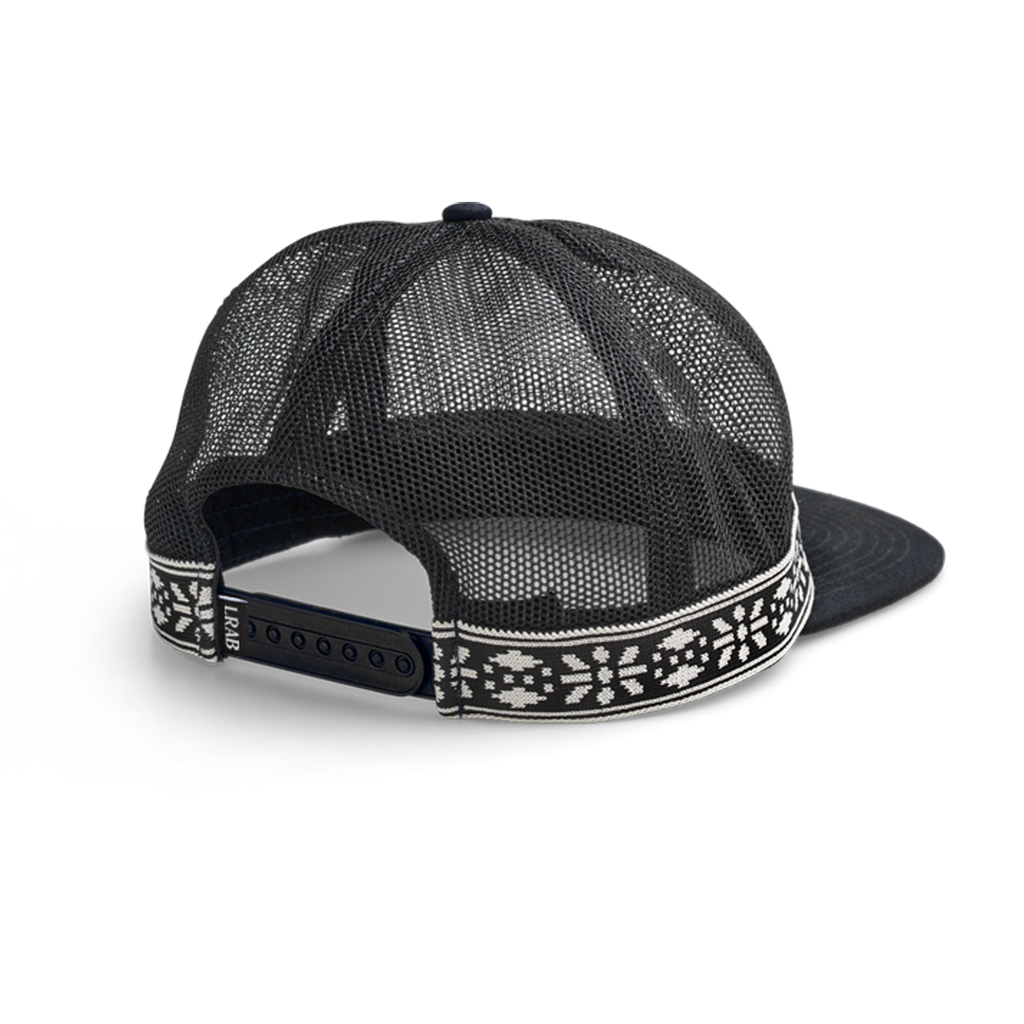 Webbed Full-Mesh Cap (Black)