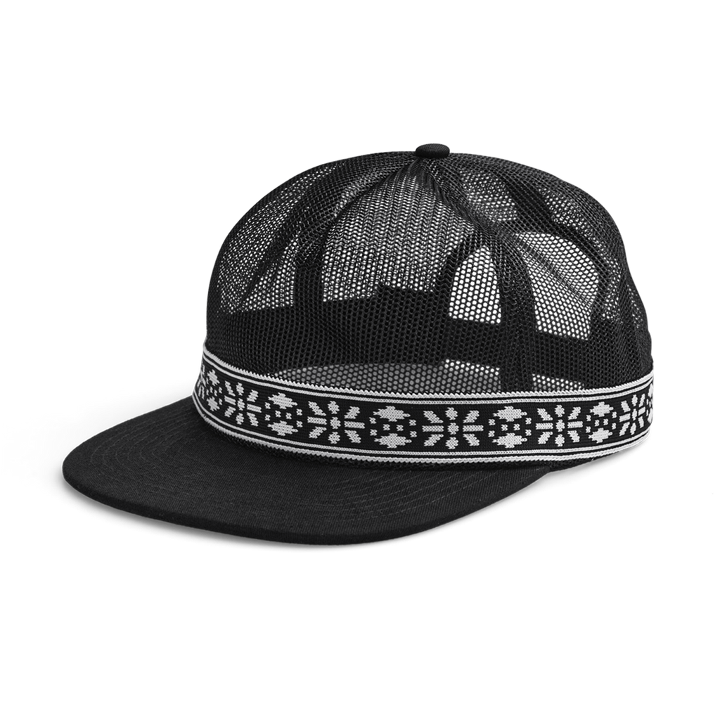 Webbed Full-Mesh Cap (Black)