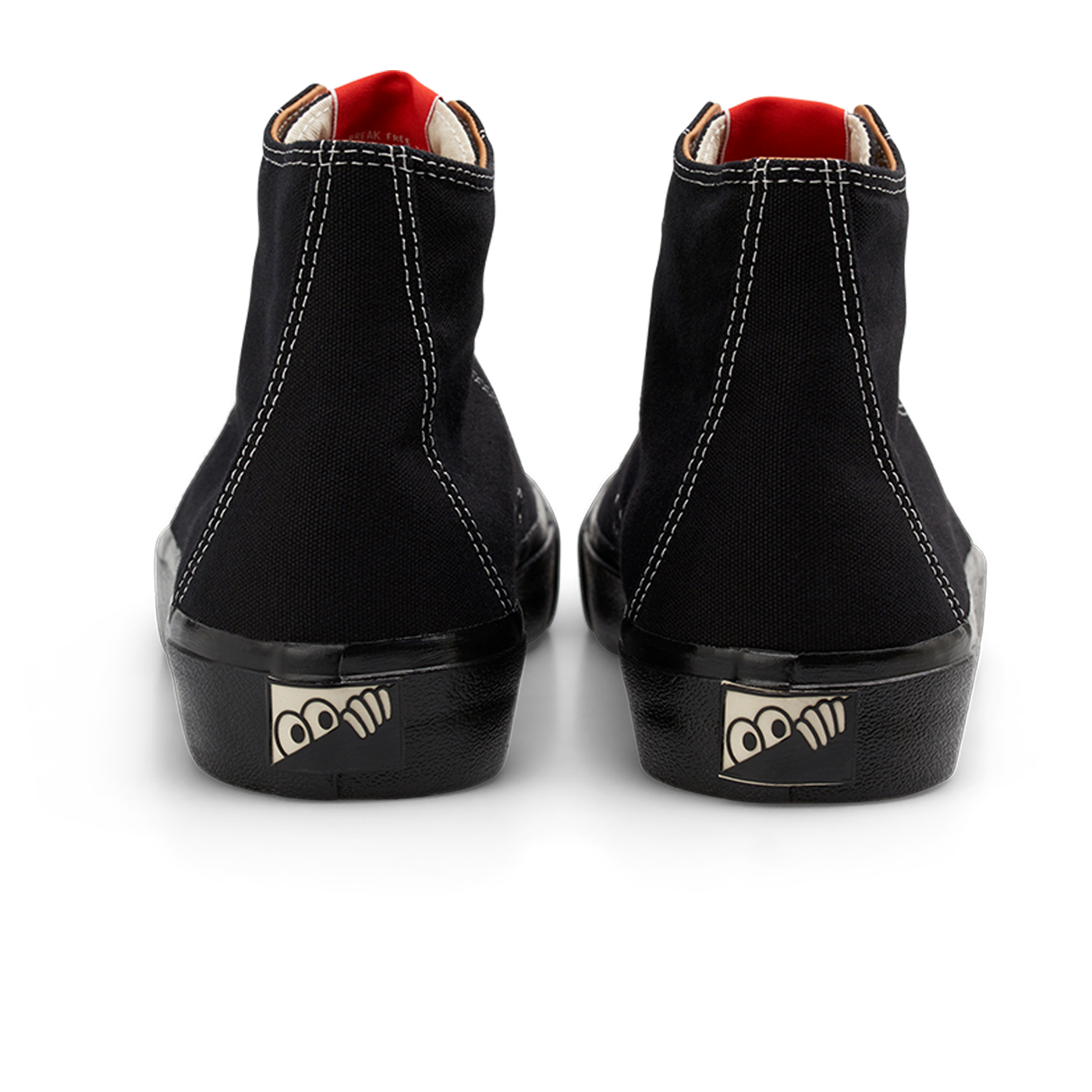 VM003 Canvas Hi (Black/Black/White)